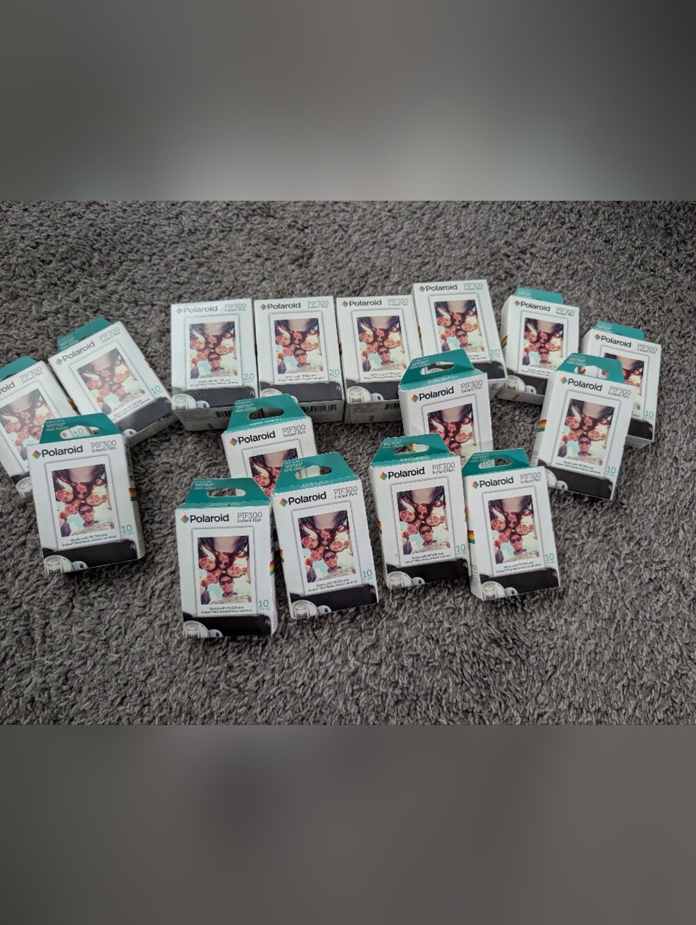 Polaroid Color Film Packs - White & Teal Accents